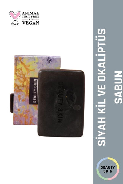 BLACK CLAY & EUCALYPTUS SOAP - Deauty Skin