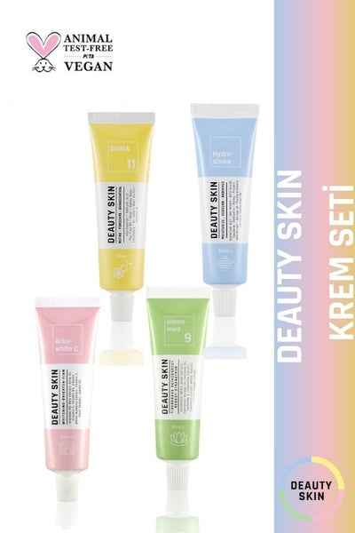 DeautySkin Krem Set (Hamamed, Gloha11, HydraShake, ArbuWhite) - Deauty Skin