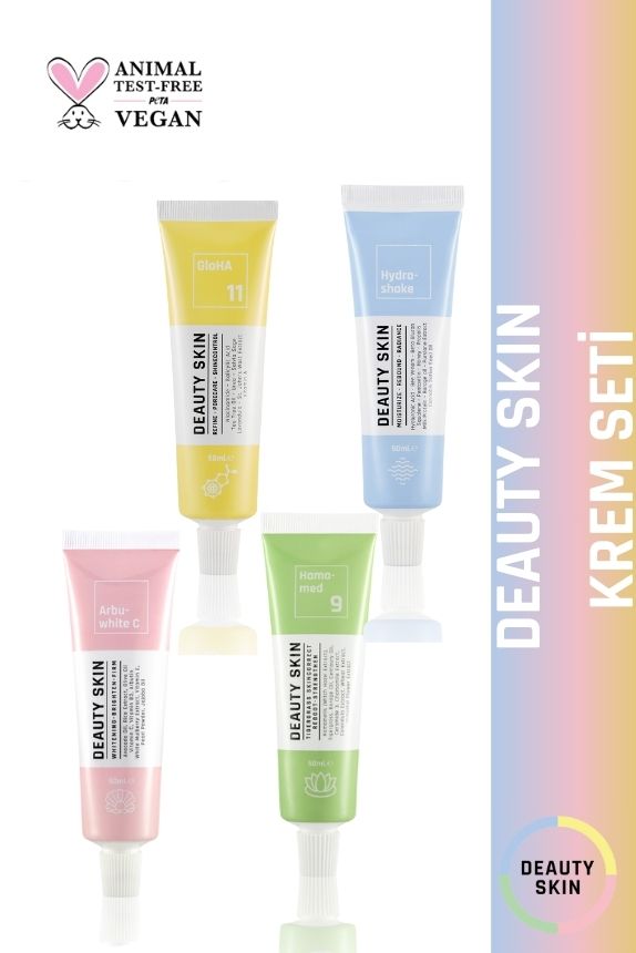 DeautySkin Krem Set (Hamamed, Gloha11, HydraShake, ArbuWhite) - Deauty Skin